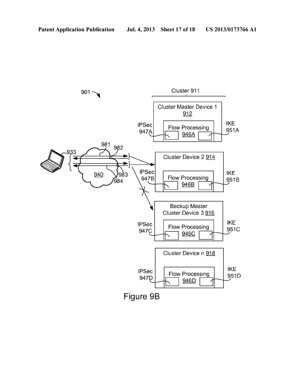 CLUSTER ARCHITECTURE AND CONFIGURATION FOR NETWORK SECURITY DEVICES - diagram, schematic, and image 18