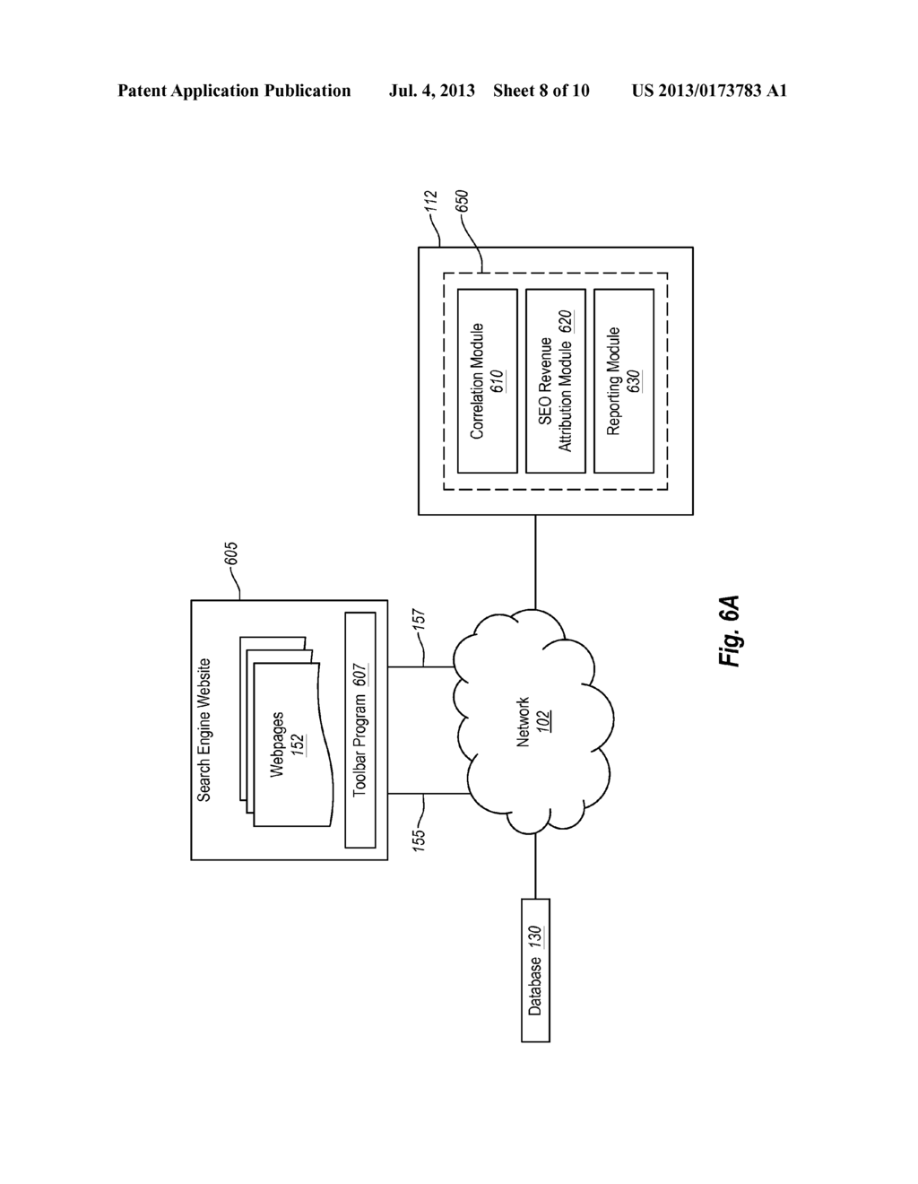 SYSTEM AND METHOD FOR ESTIMATING ORGANIC WEB TRAFFIC FROM A SECURED SOURCE - diagram, schematic, and image 09