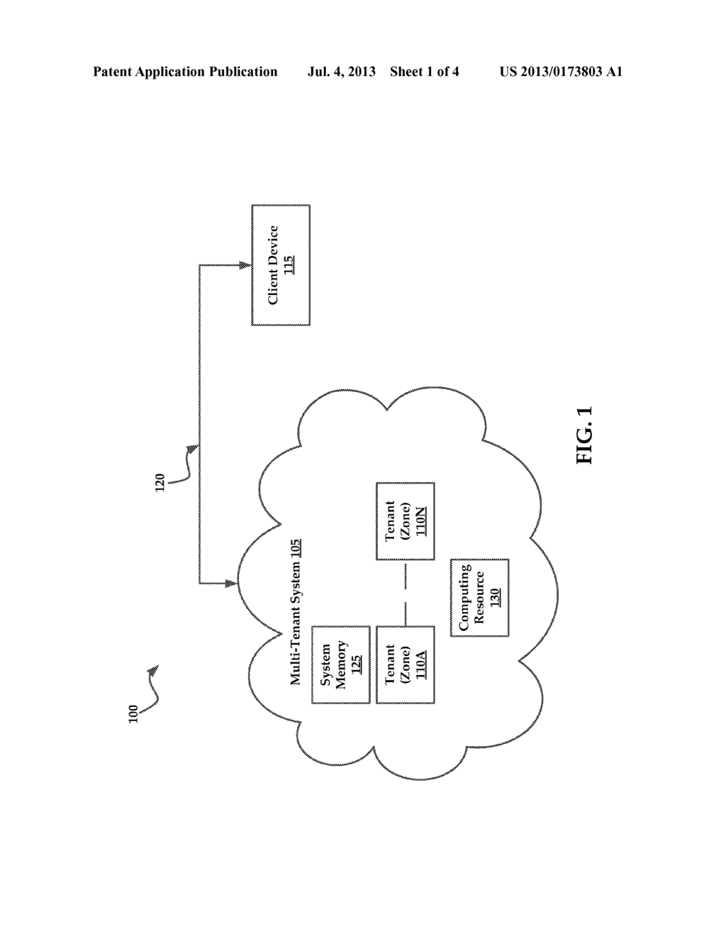 DYNAMIC THROTTLING OF ACCESS TO COMPUTING RESOURCES IN MULTI-TENANT     SYSTEMS - diagram, schematic, and image 02