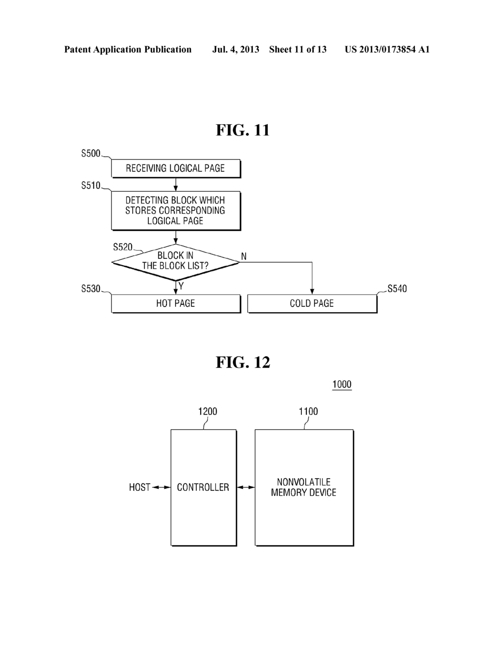 METHOD FOR MANAGING DATA IN STORAGE DEVICE AND MEMORY SYSTEM EMPLOYING     SUCH A METHOD - diagram, schematic, and image 12