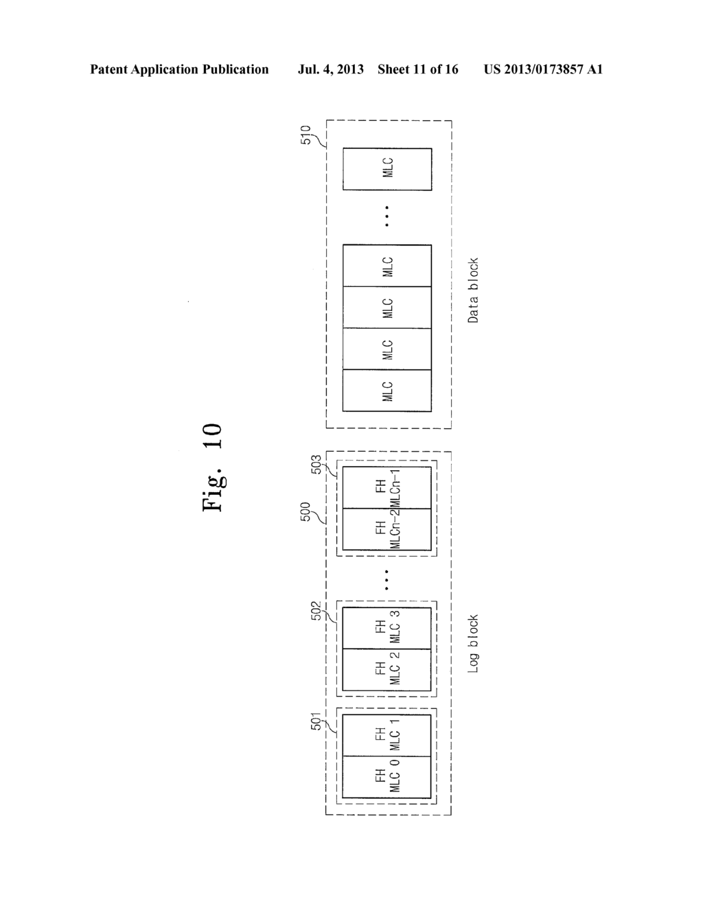 FLASH MEMORY DEVICE WITH MULTI-LEVEL CELLS AND METHOD OF WRITING DATA     THEREIN - diagram, schematic, and image 12