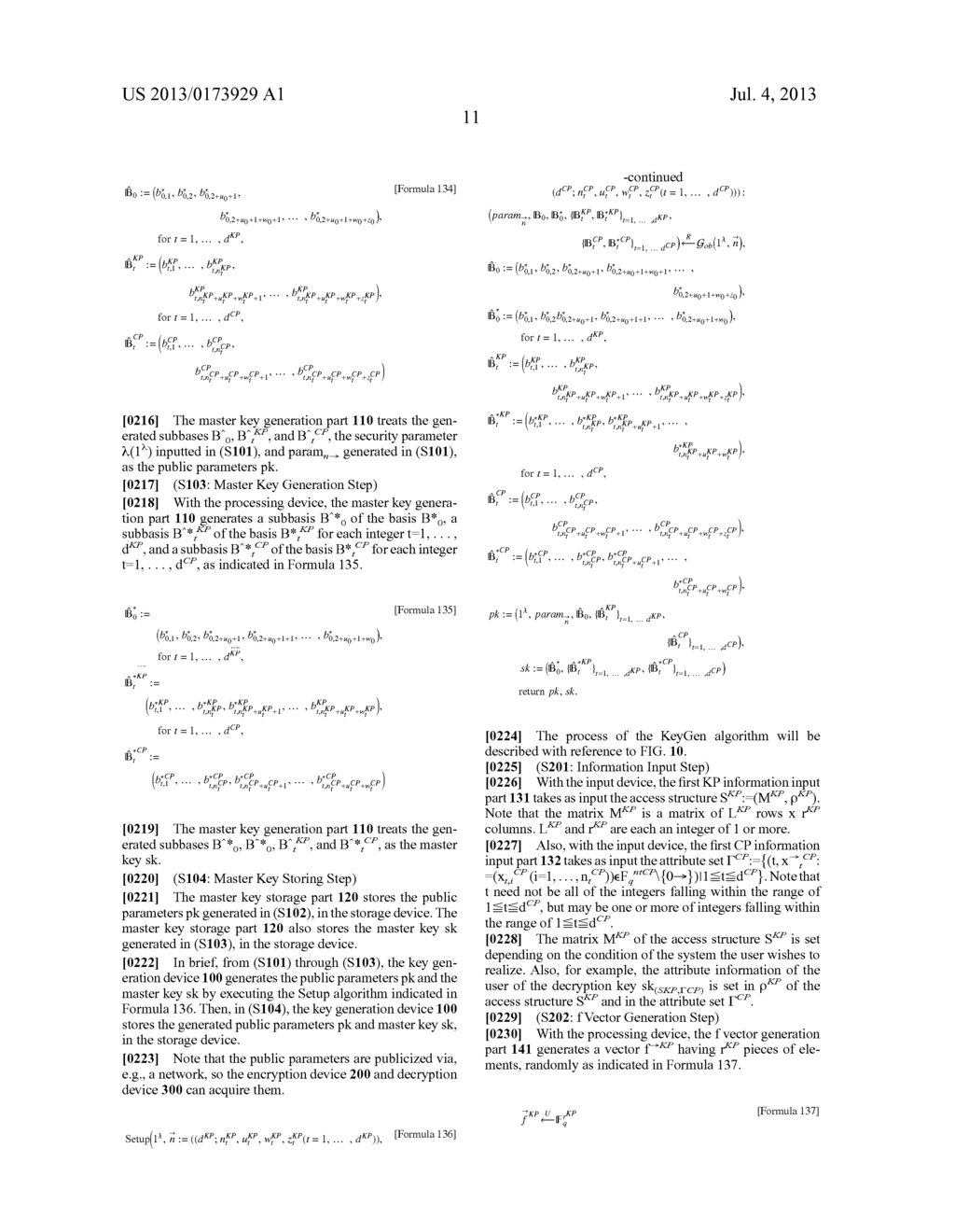 CRYPTOGRAPHIC PROCESSING SYSTEM, KEY GENERATION DEVICE, ENCRYPTION DEVICE,     DECRYPTION DEVICE, CRYPTOGRAPHIC PROCESSING METHOD, AND CRYPTOGRAPHIC     PROCESSING PROGRAM - diagram, schematic, and image 25