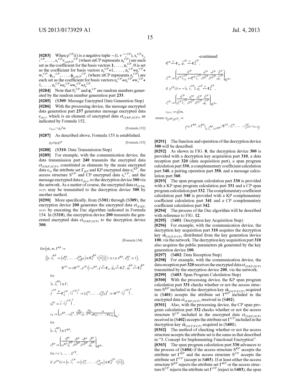 CRYPTOGRAPHIC PROCESSING SYSTEM, KEY GENERATION DEVICE, ENCRYPTION DEVICE,     DECRYPTION DEVICE, CRYPTOGRAPHIC PROCESSING METHOD, AND CRYPTOGRAPHIC     PROCESSING PROGRAM - diagram, schematic, and image 29