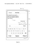 Device, Method, and Graphical User Interface for Resizing Content Viewing     and Text Entry Interfaces diagram and image