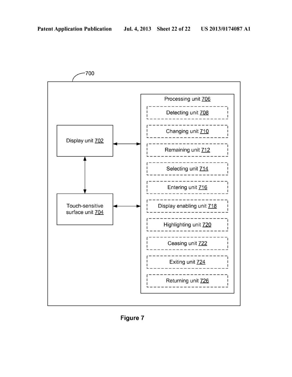 Device, Method, and Graphical User Interface for Navigation of Information     in a Map-Based Interface - diagram, schematic, and image 23