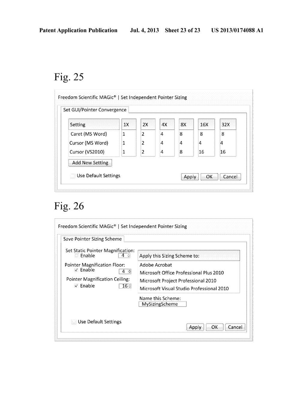 MAGNIFICATION INTERFACE WITH INDEPENDENT POINTER SIZING - diagram, schematic, and image 24