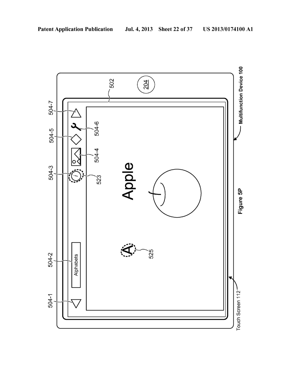 Device, Method, and Graphical User Interface for Configuring Restricted     Interaction with a User Interface - diagram, schematic, and image 23