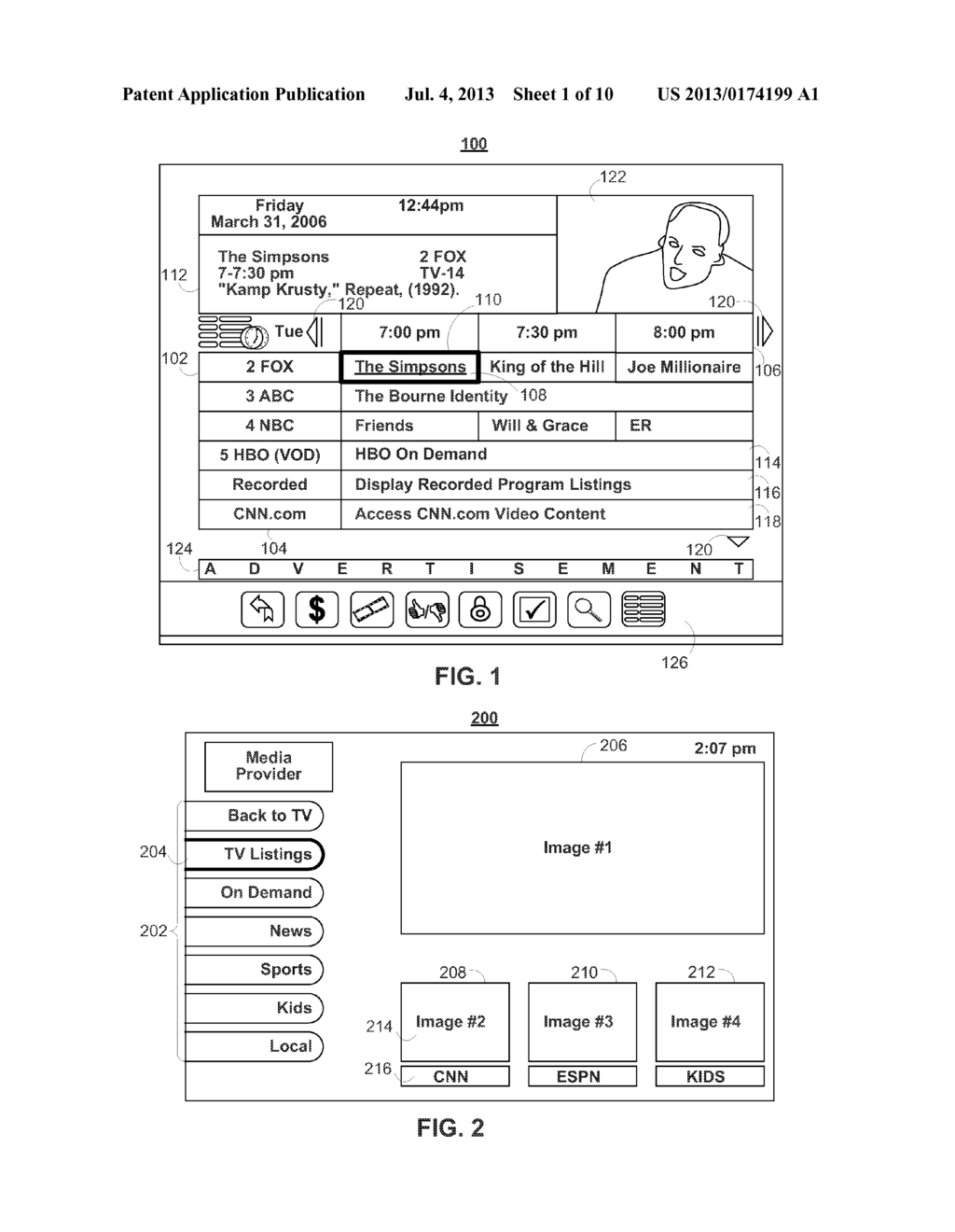 METHODS, SYSTEMS, AND MEANS FOR PRESENTING MENU OPTIONS IN A MEDIA     GUIDANCE APPLICATION - diagram, schematic, and image 02