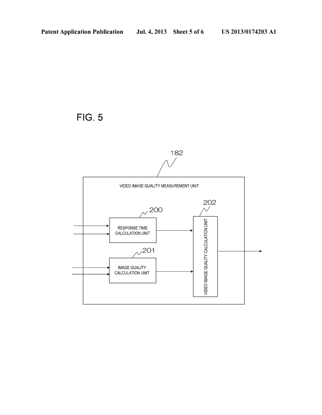 SERVER APPARATUS, VIDEO IMAGE QUALITY MEASUREMENT SYSTEM, VIDEO IMAGE     QUALITY MEASUREMENT METHOD AND PROGRAM - diagram, schematic, and image 06