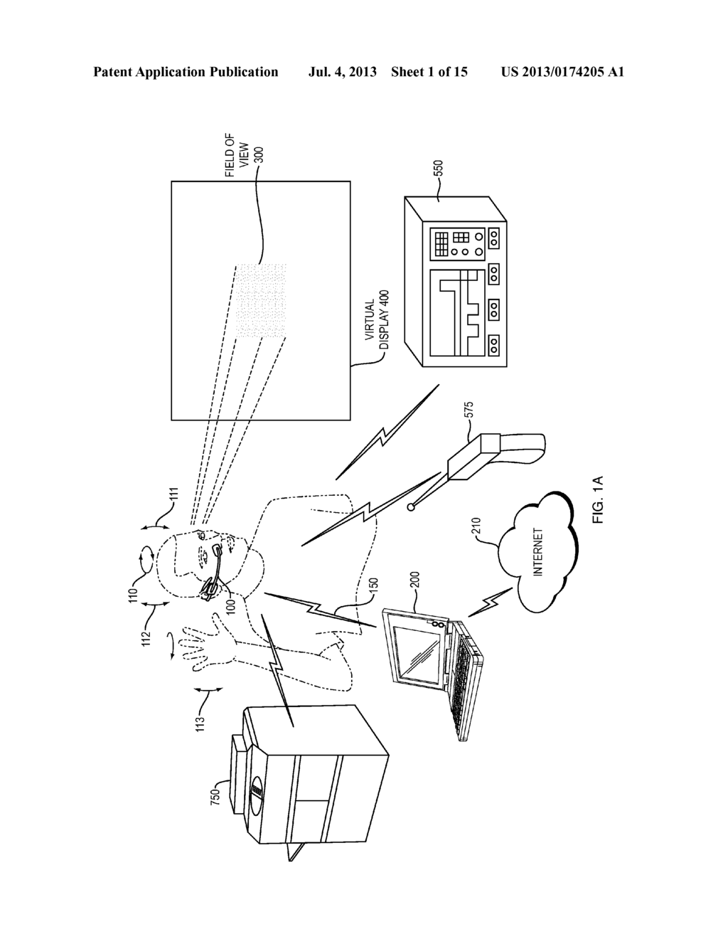 Wireless Hands-Free Computing Head Mounted Video Eyewear for Local/Remote     Diagnosis and Repair - diagram, schematic, and image 02