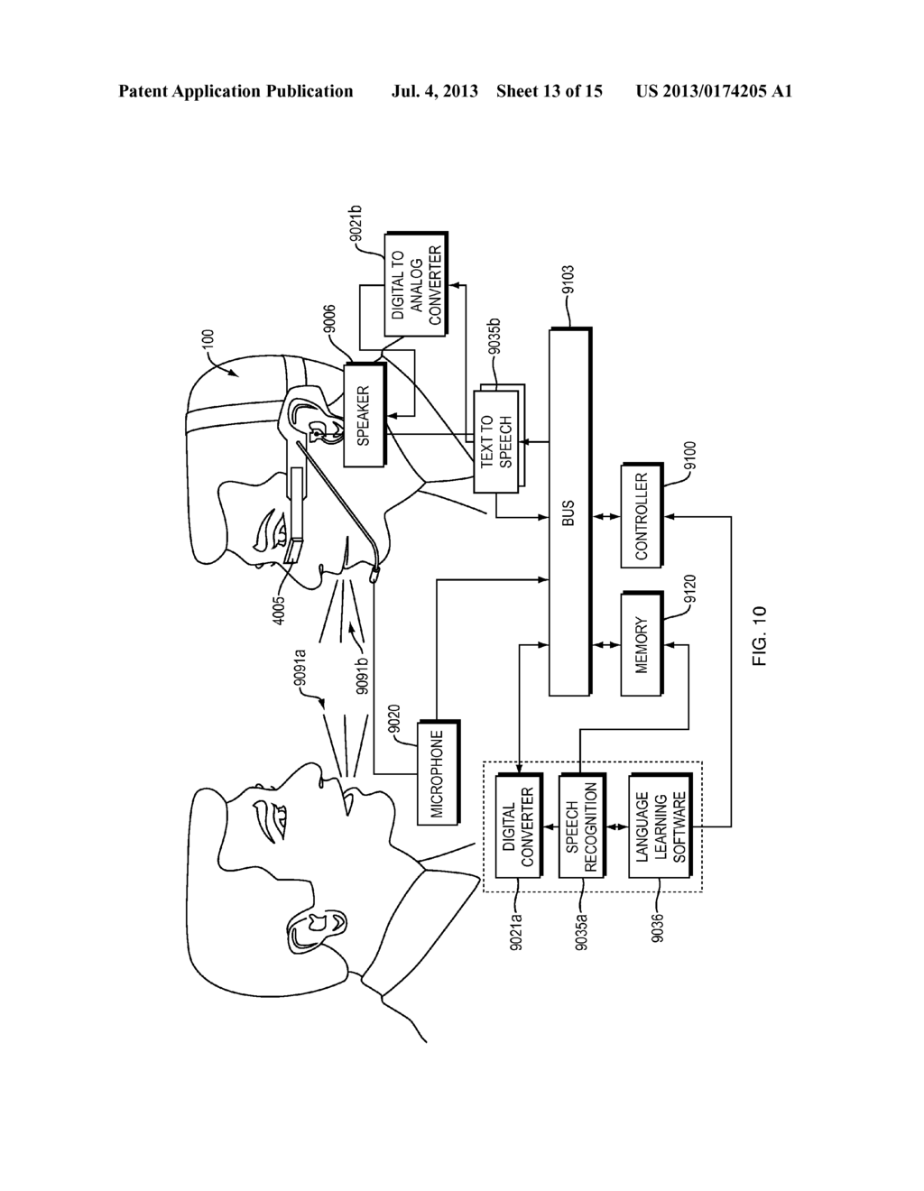 Wireless Hands-Free Computing Head Mounted Video Eyewear for Local/Remote     Diagnosis and Repair - diagram, schematic, and image 14