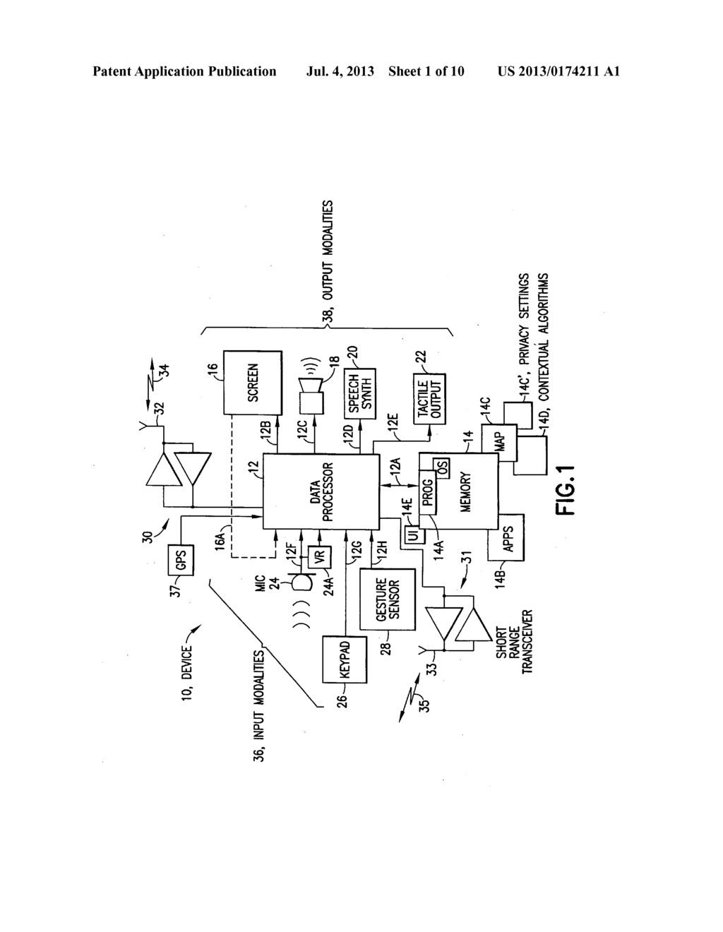 Method And Apparatus Providing Privacy Setting And Monitoring User     Interface - diagram, schematic, and image 02