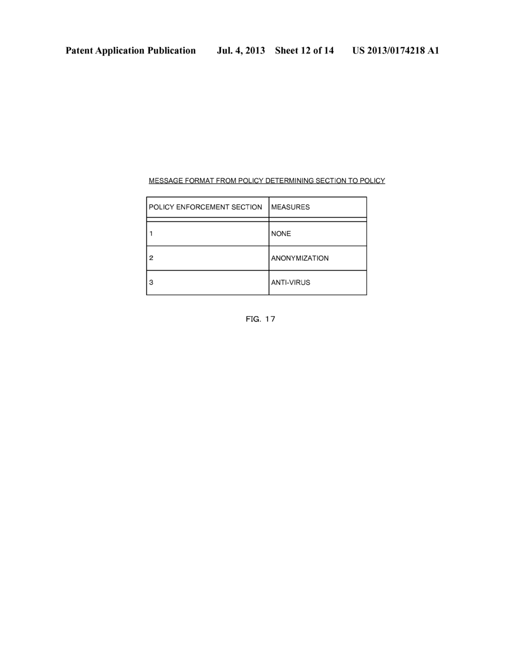 SECURITY POLICY ENFORCEMENT SYSTEM AND SECURITY POLICY ENFORCEMENT METHOD - diagram, schematic, and image 13