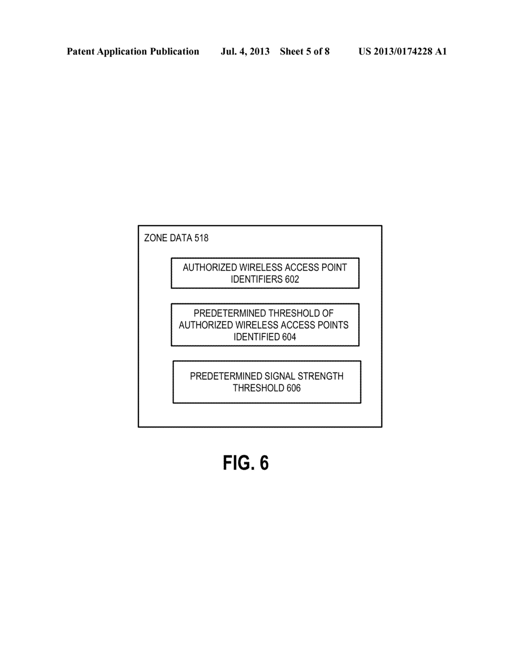 METHOD AND SYSTEM FOR IMPLEMENTING ZONE-RESTRICTED BEHAVIOR OF A COMPUTING     DEVICE - diagram, schematic, and image 06