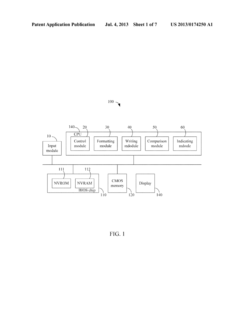 ELECTRONIC DEVICE AND METHOD FOR RESTRICTING ACCESS TO THE ELECTRONIC     DEVICE UTILIZING BIOS PASSWORD - diagram, schematic, and image 02