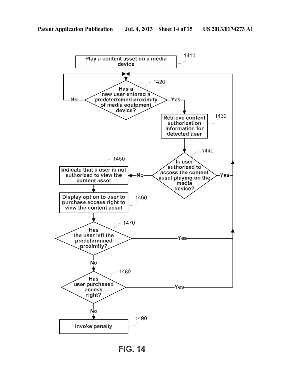 SYSTEMS AND METHODS FOR MANAGING DIGITAL RIGHTS BASED ON A UNION OR     INTERSECTION OF INDIVIDUAL RIGHTS - diagram, schematic, and image 15