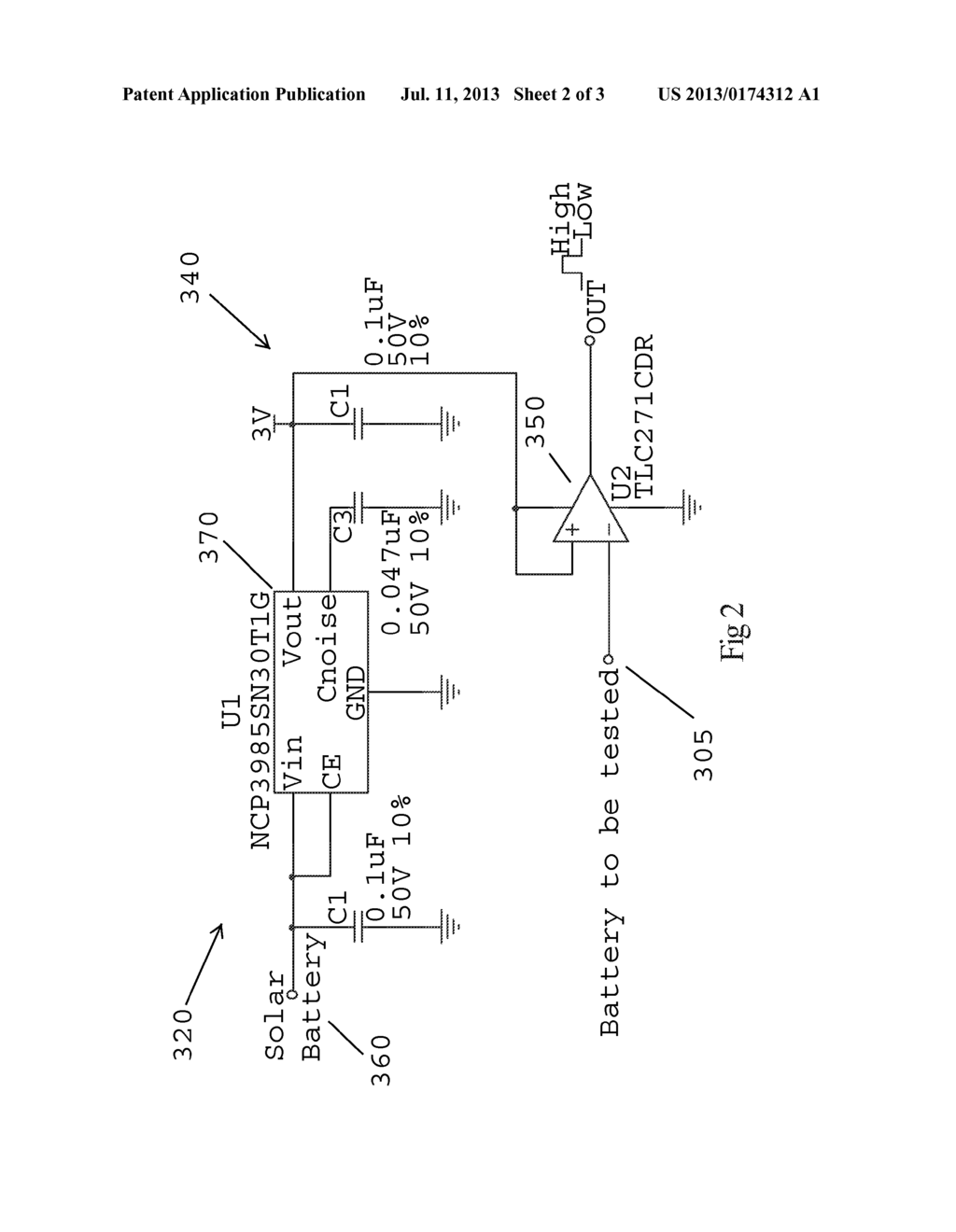 BATTERY LOW-VOLTAGE WARNING APPARATUS FOR AUTO-DARKENING FILTER FOR     WELDING HELMET - diagram, schematic, and image 03