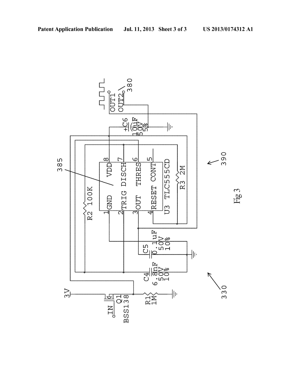 BATTERY LOW-VOLTAGE WARNING APPARATUS FOR AUTO-DARKENING FILTER FOR     WELDING HELMET - diagram, schematic, and image 04