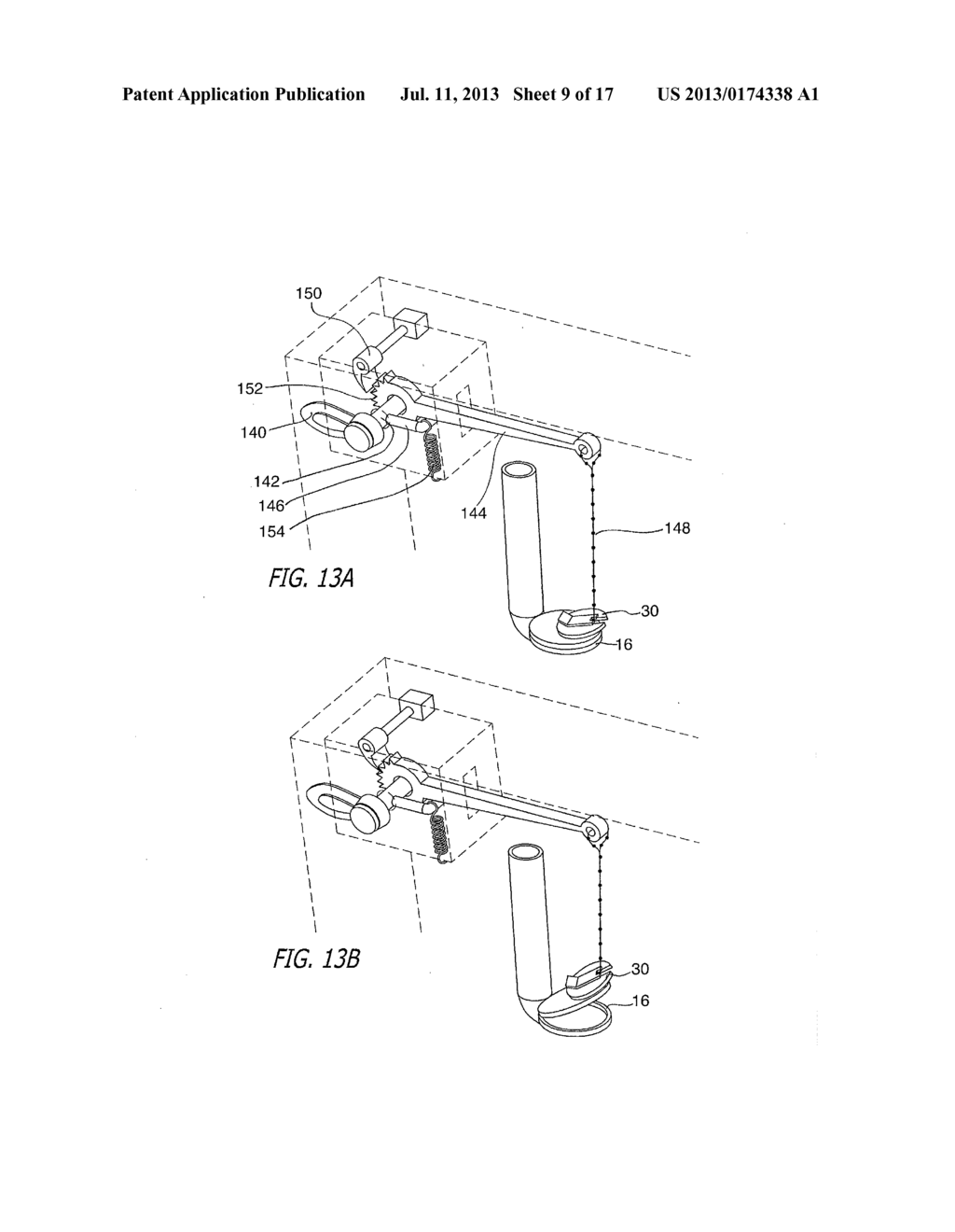 WATER FLOW CONTROL SYSTEM AND METHOD FOR EXTERIOR RETROFITTING TO TOILET     TANK - diagram, schematic, and image 10