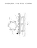 INSTALLATION FOR MANUFACTURING FIBRE STRINGERS FOR AEROSPACE STRUCTURES diagram and image