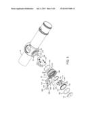 HINGED LID FOR BATTERY COMPARTMENT IN A MANUALLY ROTATABLE ADJUSTMENT KNOB diagram and image