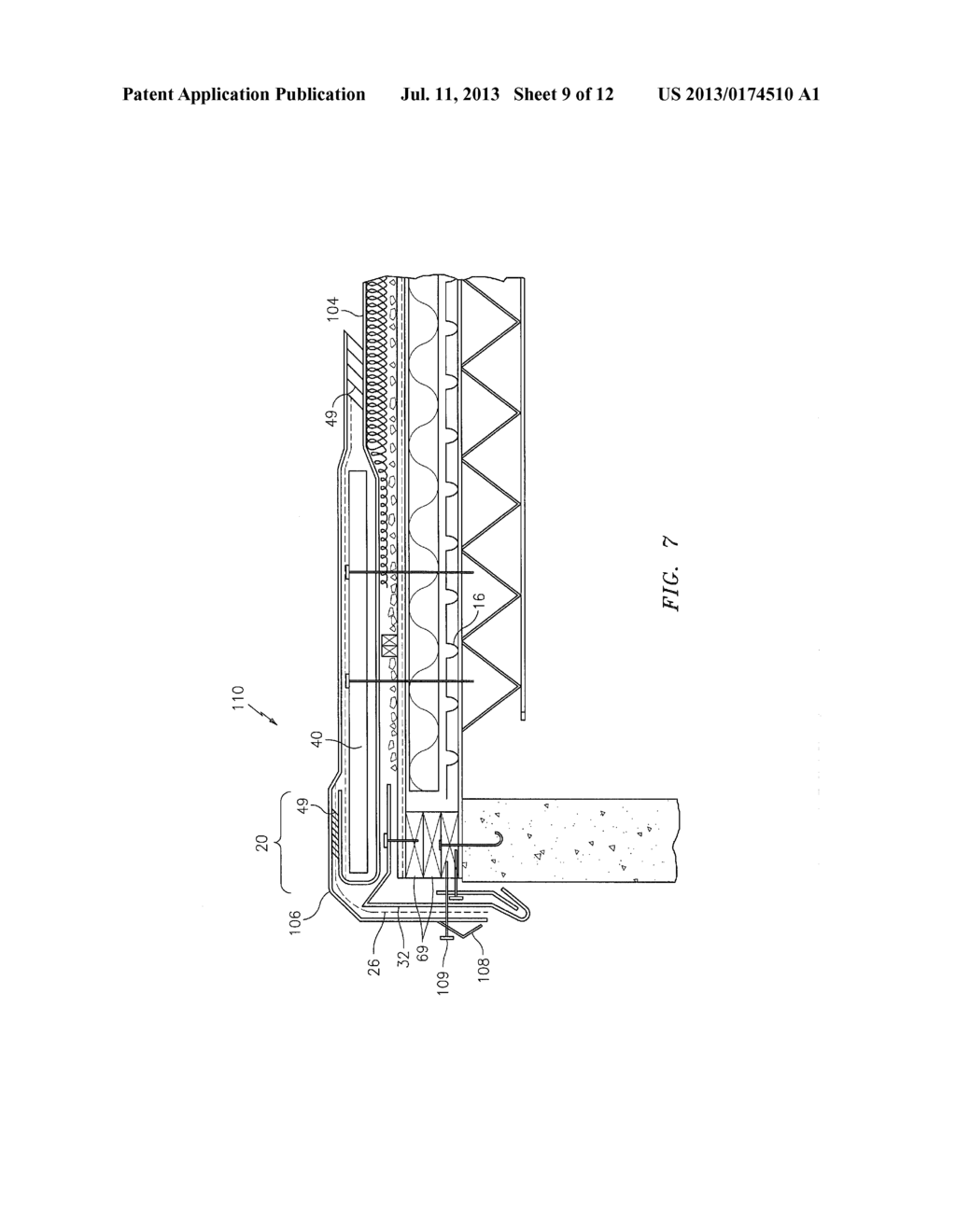 METHOD FOR TERMINATING AN EDGE OF A ROOF WATERPROOFING MEMBRANE - diagram, schematic, and image 10