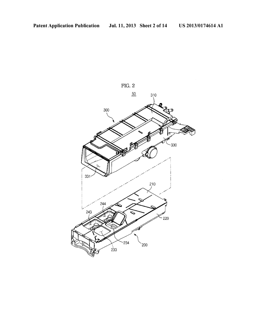 DETERGENT FEEDING APPARATUS AND WASHING MACHINE HAVING THE SAME - diagram, schematic, and image 03