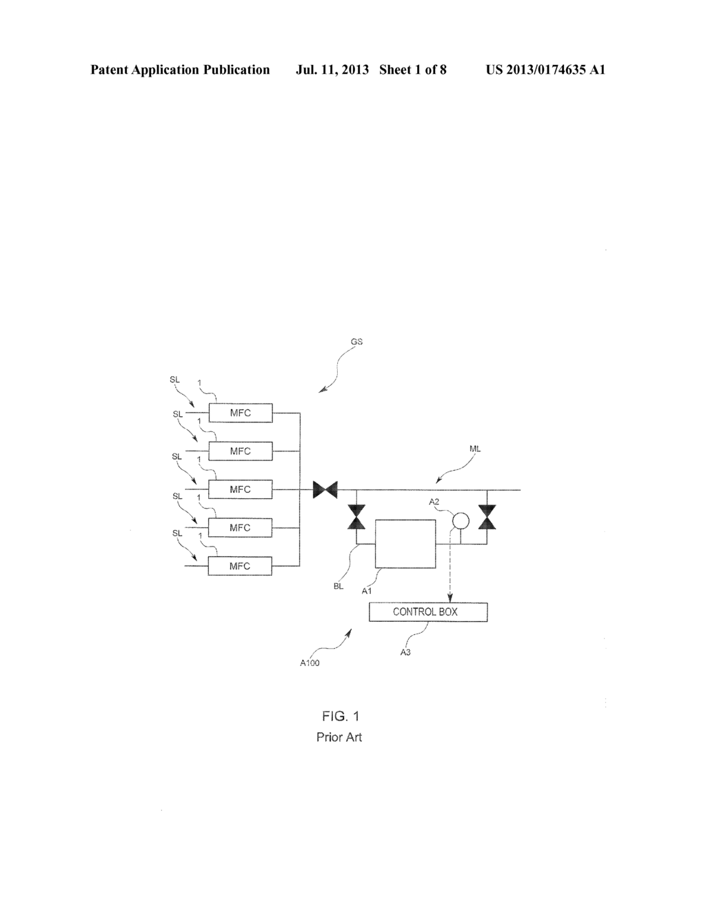 MASS FLOW CONTROLLER VERIFYING SYSTEM, VERIFYING METHOD AND VERIFYING     PROGRAM - diagram, schematic, and image 02