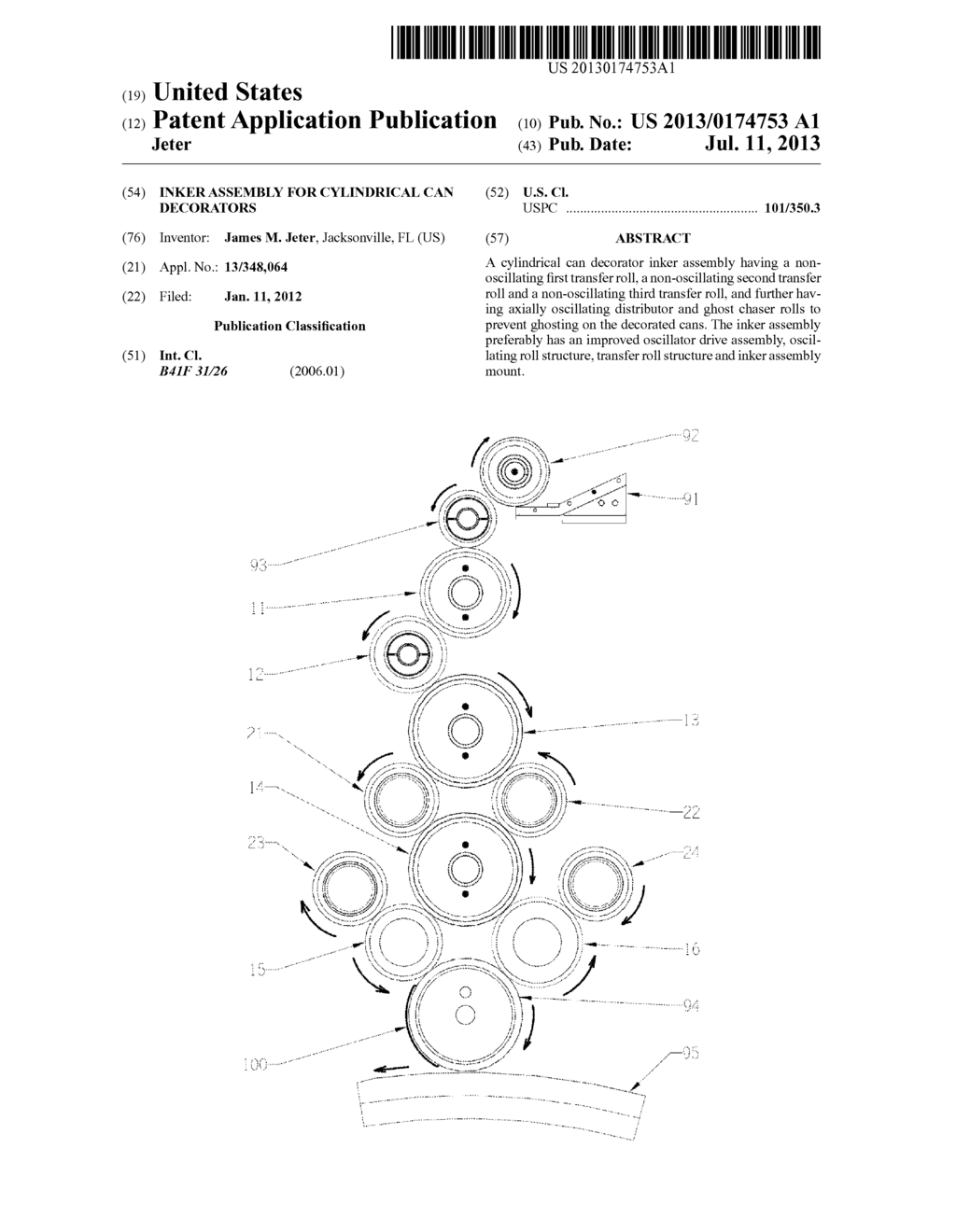 INKER ASSEMBLY FOR CYLINDRICAL CAN DECORATORS - diagram, schematic, and image 01