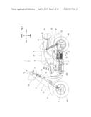 SWING ARM DEVICE FOR ELECTRIC TWO- OR THREE-WHEELED VEHICLE diagram and image