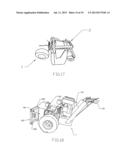 TRACTOR HAVING DUAL HYDROSTATIC DRIVE WITH SINGLE HAND CONTROL AND     ATTACHMENT ADAPTER FOR POWERED ATTACHMENTS diagram and image