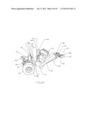 TRACTOR HAVING DUAL HYDROSTATIC DRIVE WITH SINGLE HAND CONTROL AND     ATTACHMENT ADAPTER FOR POWERED ATTACHMENTS diagram and image