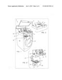 System for dispensing substances into a washing machine diagram and image