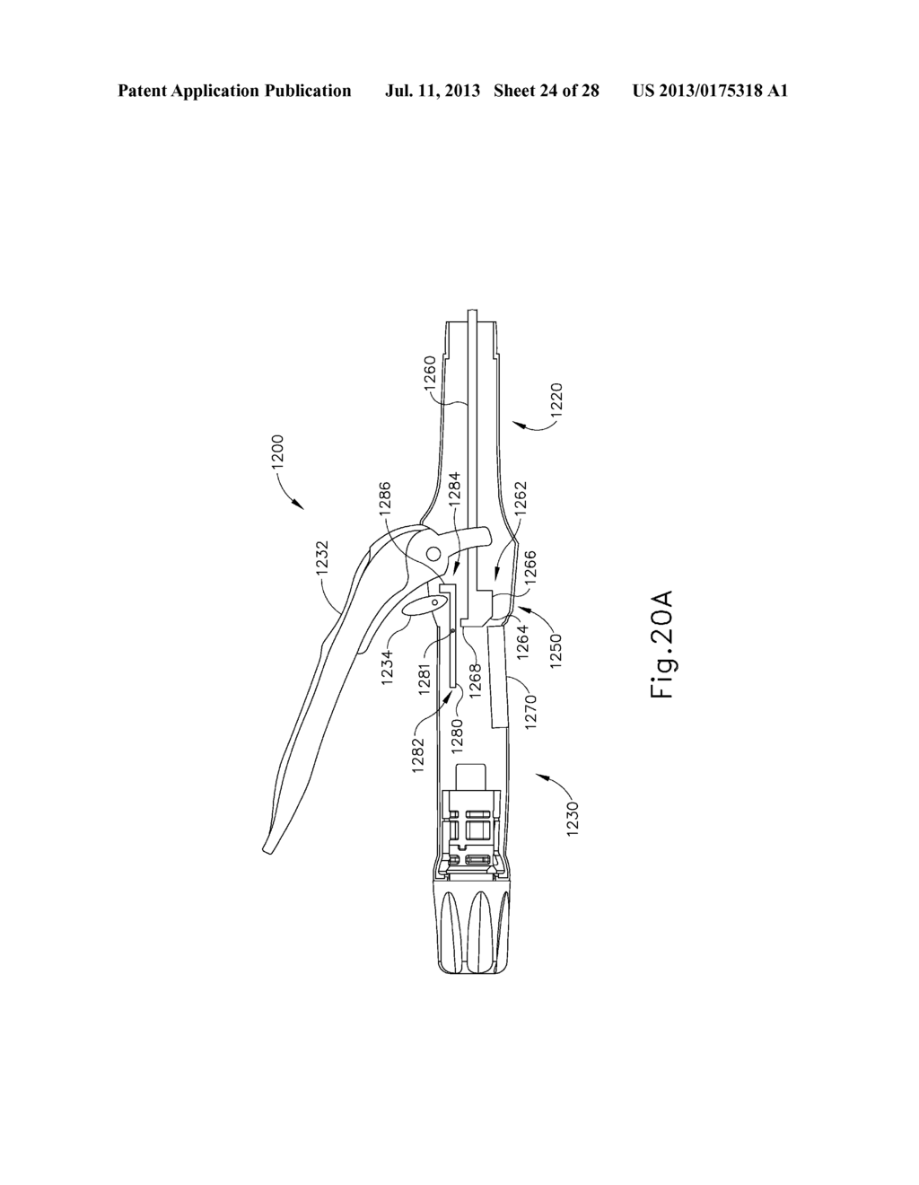 TISSUE STAPLER ANVIL FEATURE TO PREVENT PREMATURE JAW OPENING - diagram, schematic, and image 25