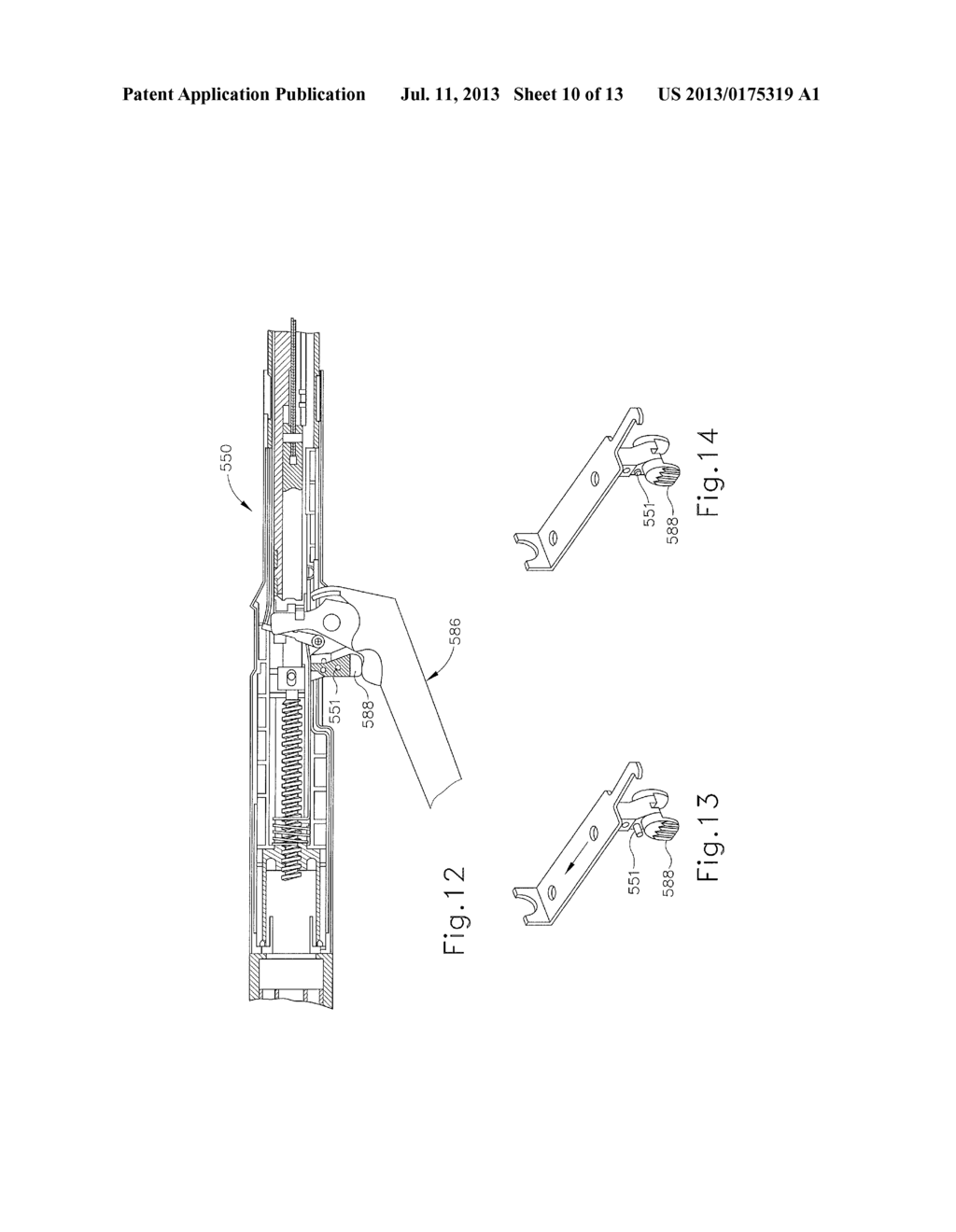 TISSUE STAPLER SAFETY SWITCH FEATURE TO PREVENT PREMATURE JAW OPENING - diagram, schematic, and image 11