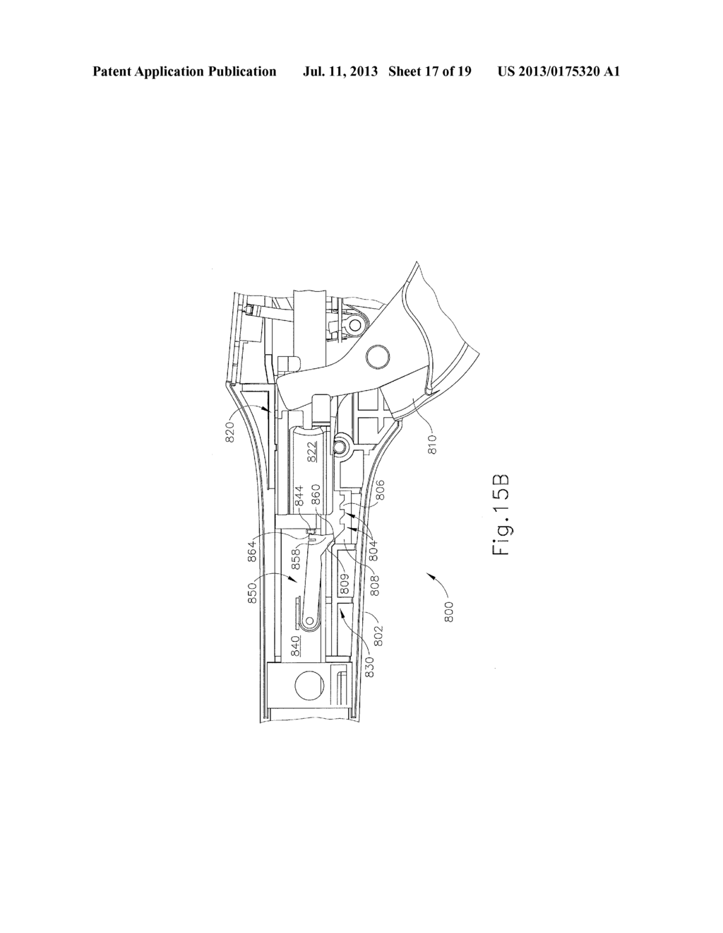 RATCHETING FEATURE ON TISSUE STAPLE TRIGGER TO PREVENT PREMATURE JAW     OPENING - diagram, schematic, and image 18