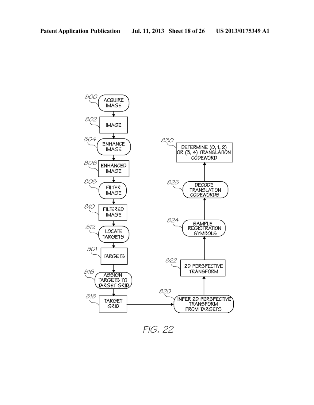 Coding pattern comprising registration symbols for identifying the coding     pattern - diagram, schematic, and image 19