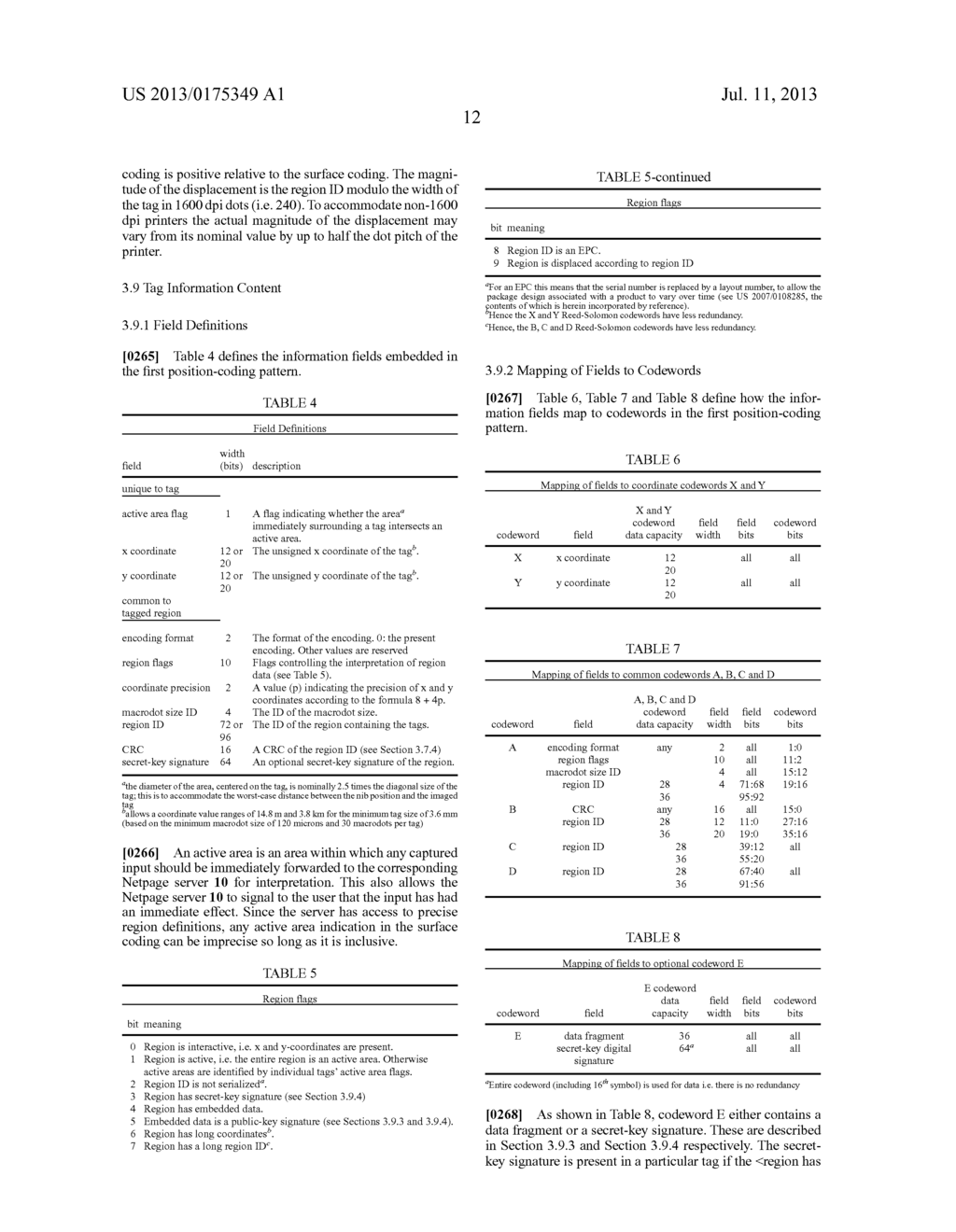 Coding pattern comprising registration symbols for identifying the coding     pattern - diagram, schematic, and image 39