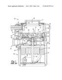 FOOD WASTE DISPOSER WITH FOOD DEFLECTING HOUSING diagram and image