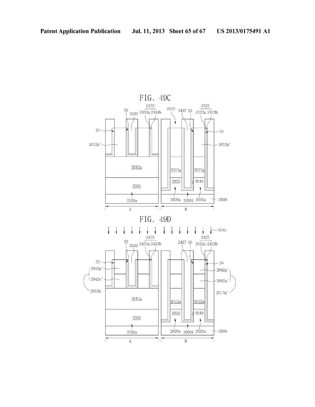 SEMICONDUCTOR DEVICES AND METHODS OF MANUFACTURING THE SAME - diagram, schematic, and image 66