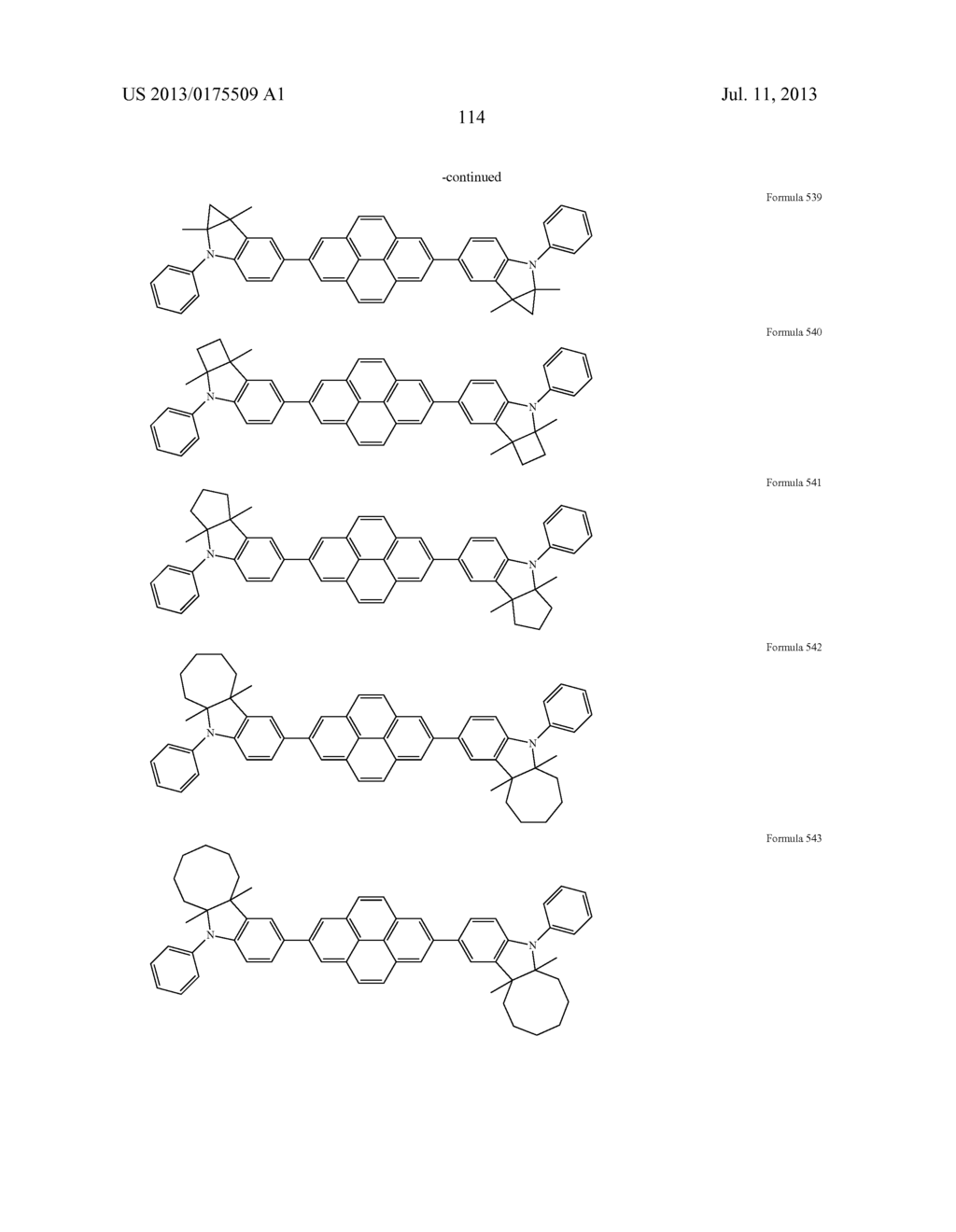 CONDENSED-CYCLIC COMPOUND AND ORGANIC LIGHT EMITTING DIODE INCLUDING THE     SAME - diagram, schematic, and image 124