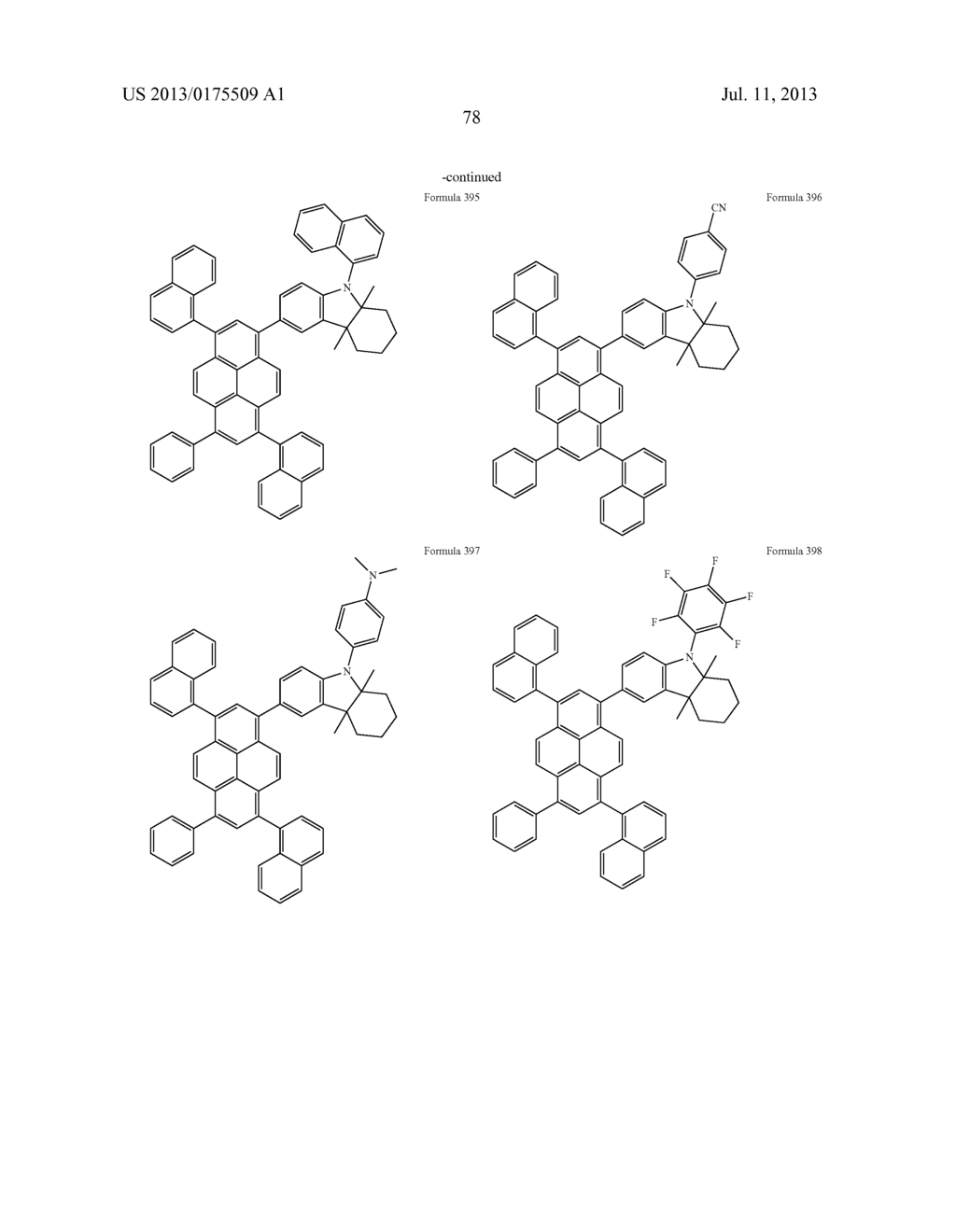 CONDENSED-CYCLIC COMPOUND AND ORGANIC LIGHT EMITTING DIODE INCLUDING THE     SAME - diagram, schematic, and image 88