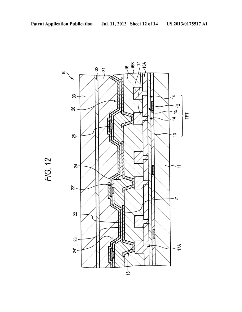 ORGANIC ELECTROLUMINESCENCE DISPLAY DEVICE - diagram, schematic, and image 13