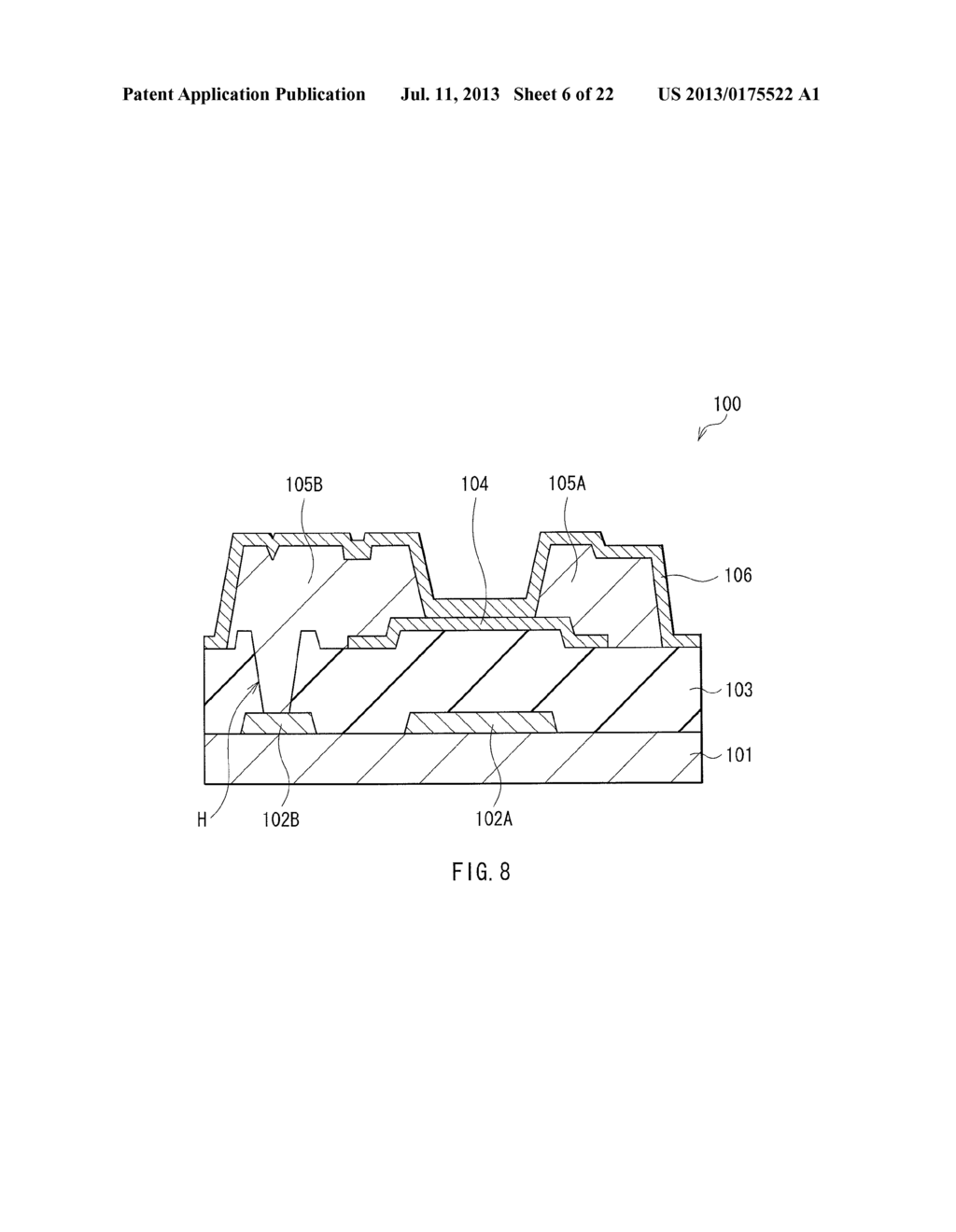 THIN FILM TRANSISTOR, METHOD OF MANUFACTURING THIN FILM TRANSISTOR,     DISPLAY, AND ELECTRONIC APPARATUS - diagram, schematic, and image 07