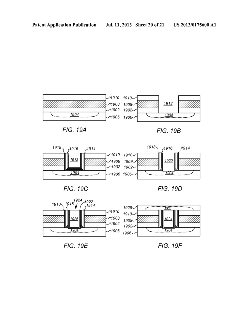 SONOS STACK WITH SPLIT NITRIDE MEMORY LAYER - diagram, schematic, and image 21