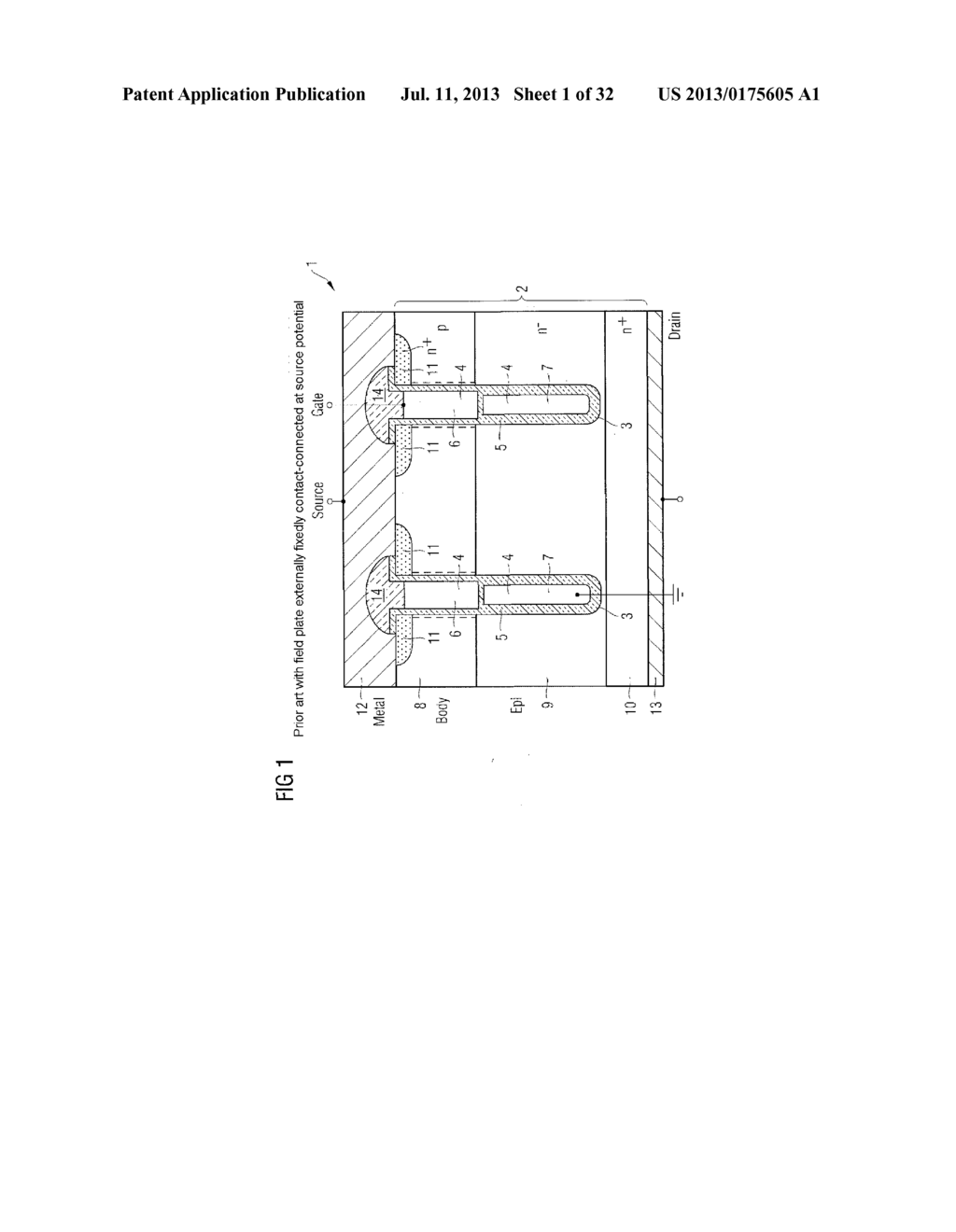 FIELD PLATE TRENCH TRANSISTOR AND METHOD FOR PRODUCING IT - diagram, schematic, and image 02