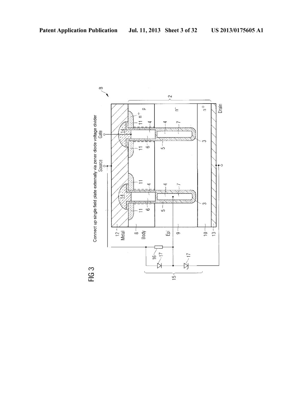 FIELD PLATE TRENCH TRANSISTOR AND METHOD FOR PRODUCING IT - diagram, schematic, and image 04