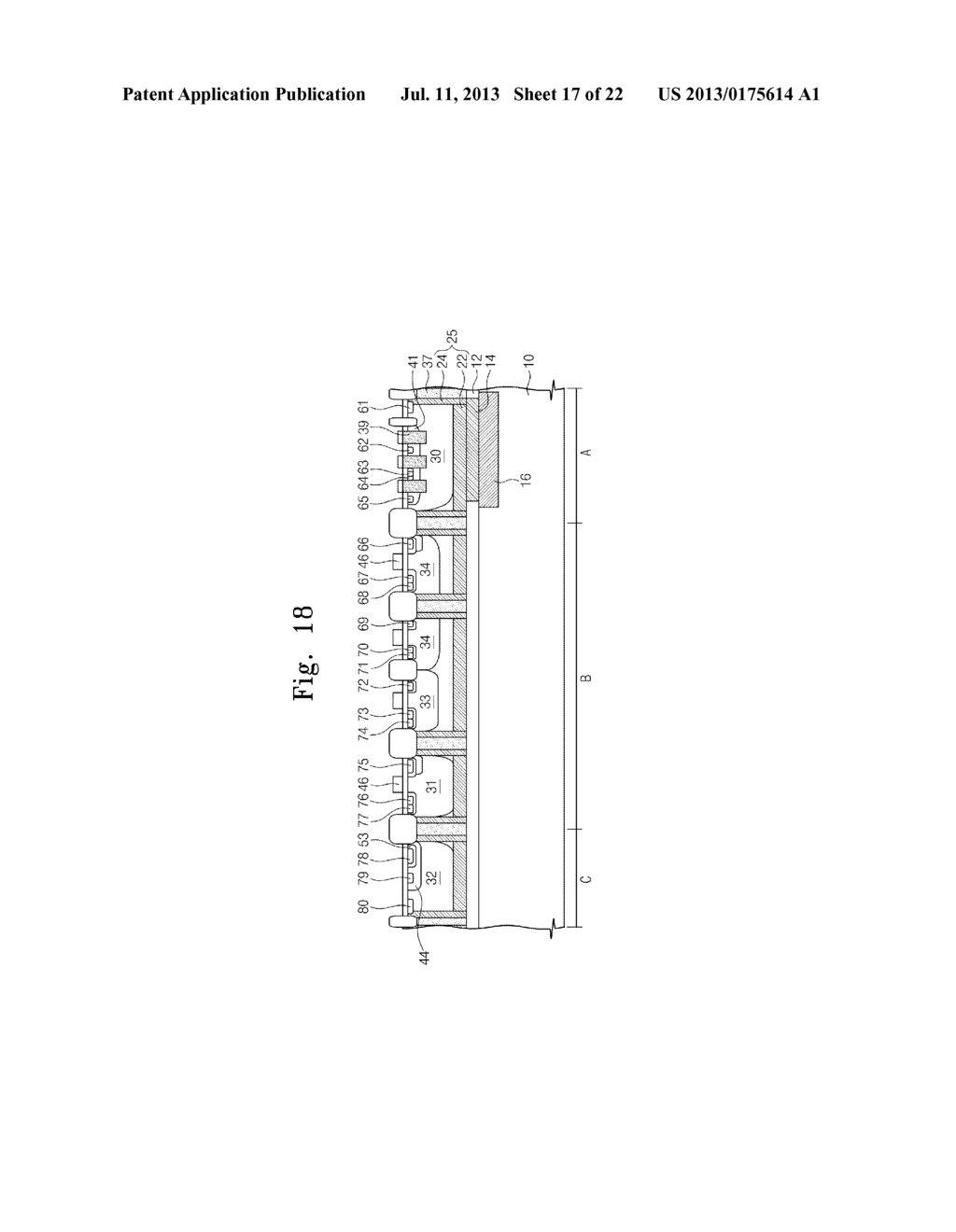 SEMICONDUCTOR DEVICES AND METHODS OF FABRICATING THE SAME - diagram, schematic, and image 18