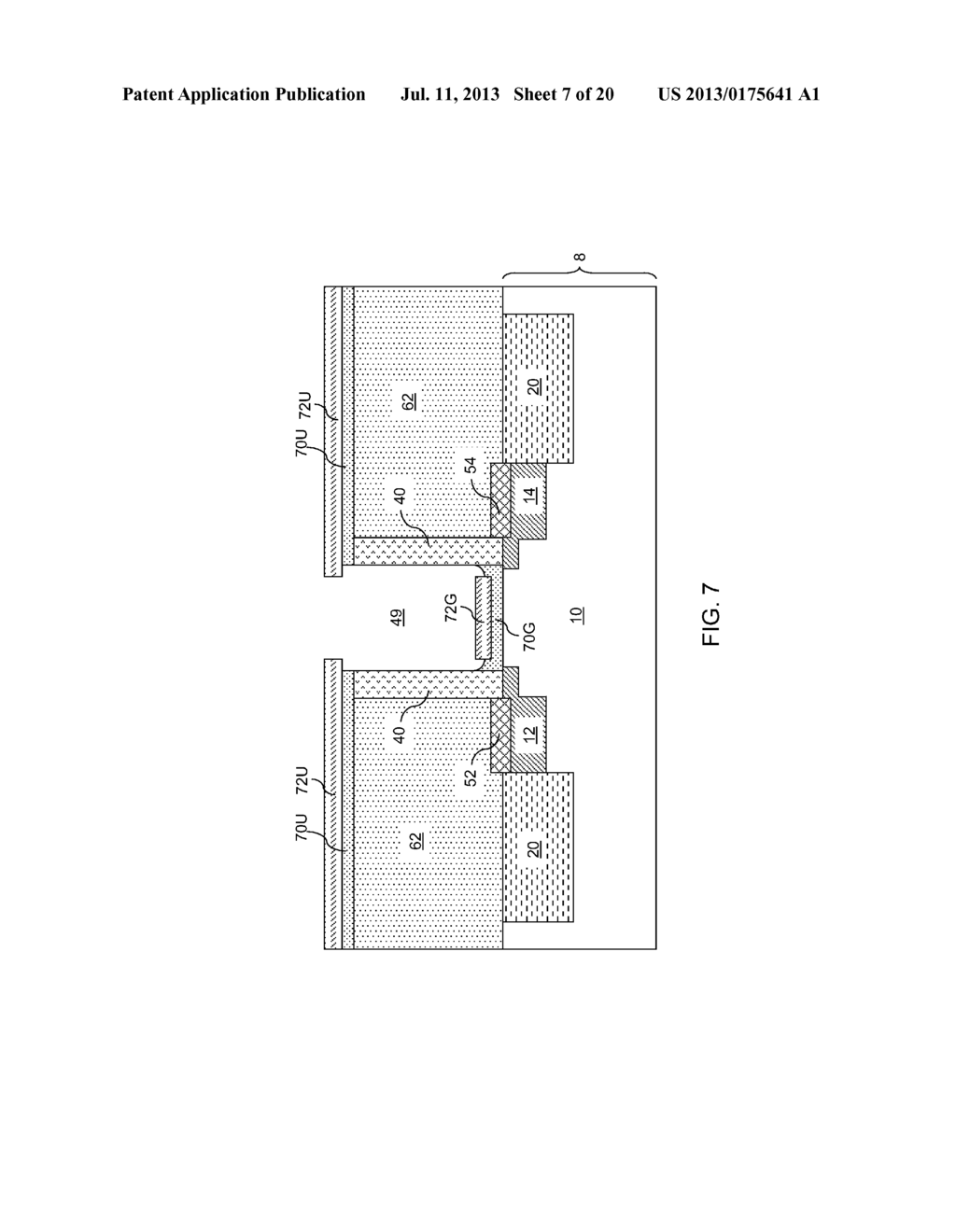 REPLACEMENT GATE MOSFET WITH A HIGH PERFORMANCE GATE ELECTRODE - diagram, schematic, and image 08