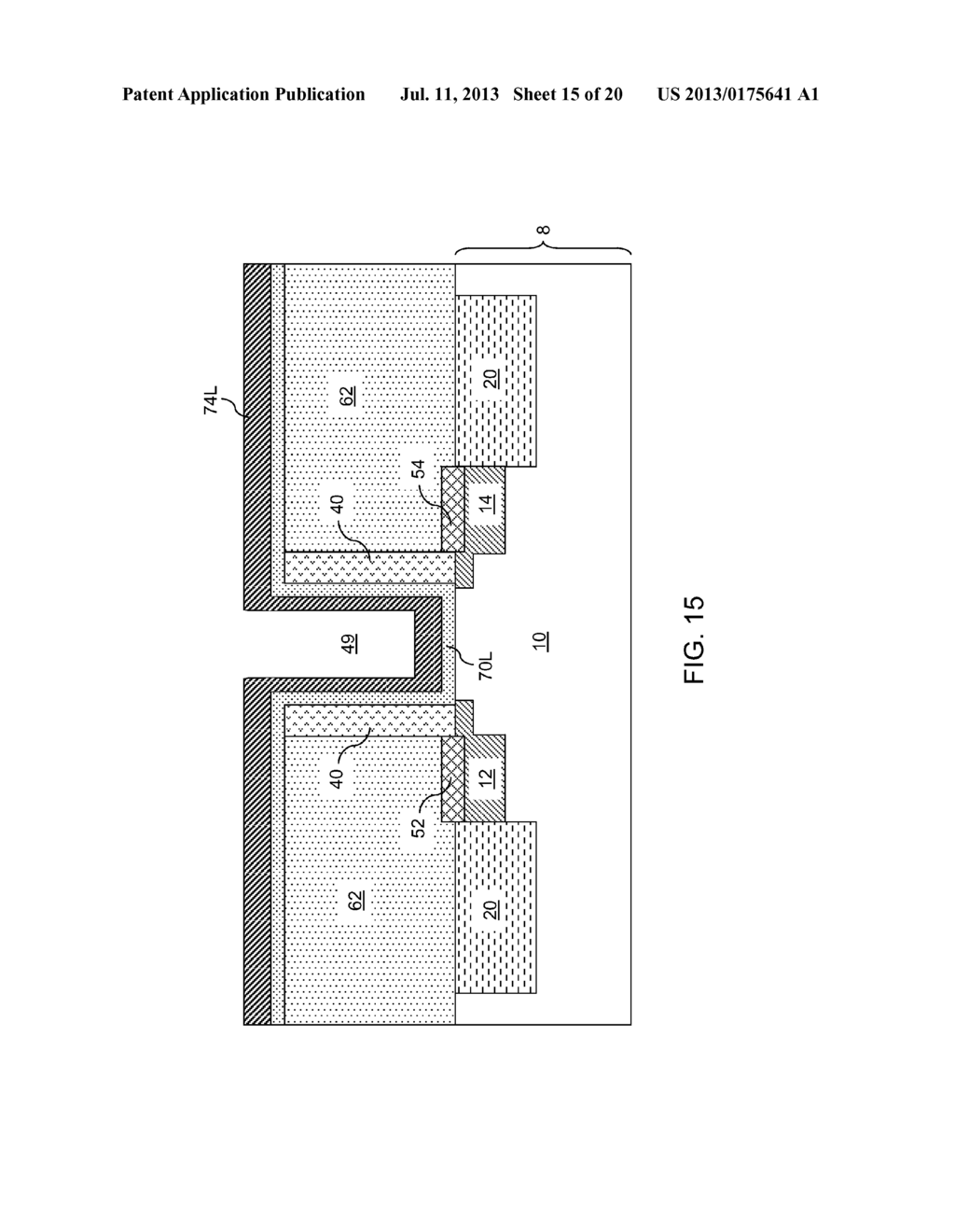 REPLACEMENT GATE MOSFET WITH A HIGH PERFORMANCE GATE ELECTRODE - diagram, schematic, and image 16